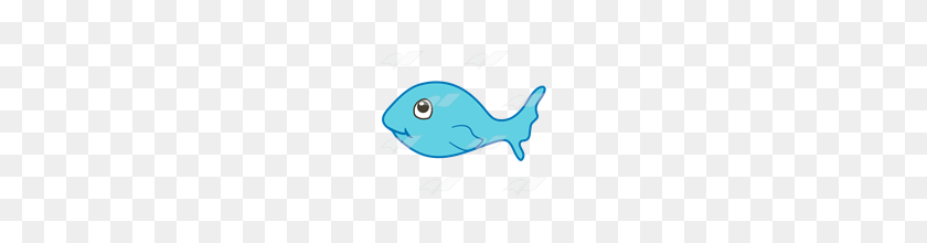 160x160 Fins Clipart Small Fish - Fish Tail Clipart