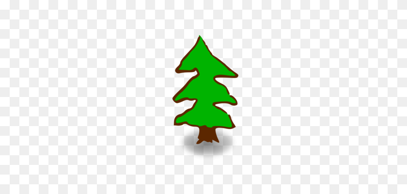 340x340 Fir Pine Tree Spruce Geometry - Free Pine Tree Clip Art