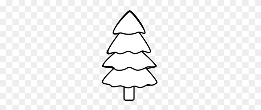 183x296 Fir Tree Black And White Clipart - Free Tree Clipart Black And White