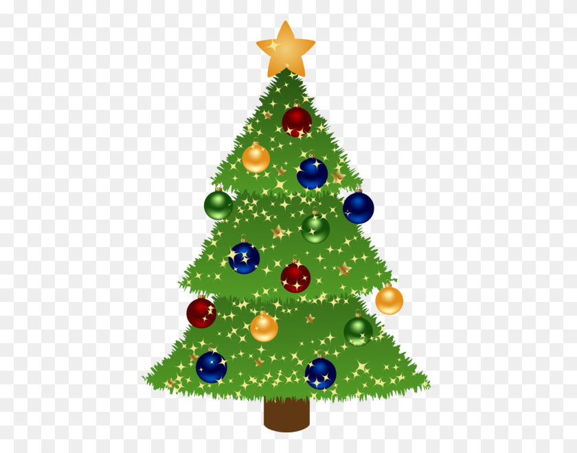 429x600 Fir Tree Clipart Green Christmas Tree - Green Tree Clipart