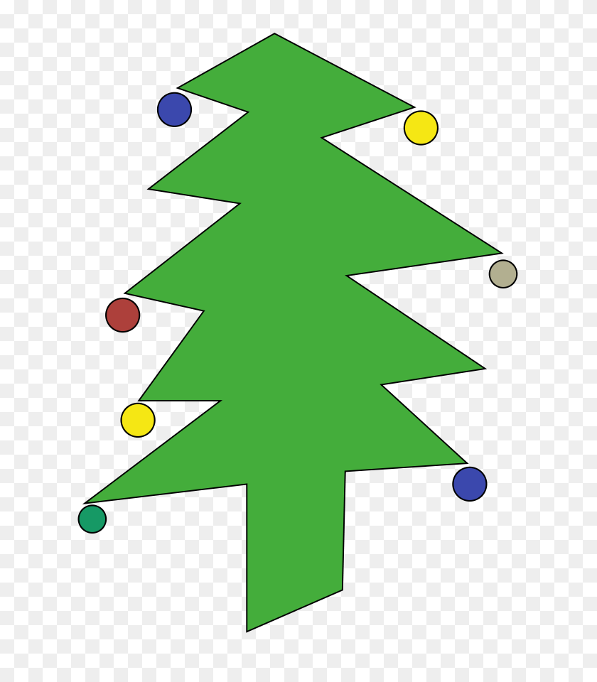 636x900 Fir Tree Clipart Undecorated - Spruce Tree Clip Art
