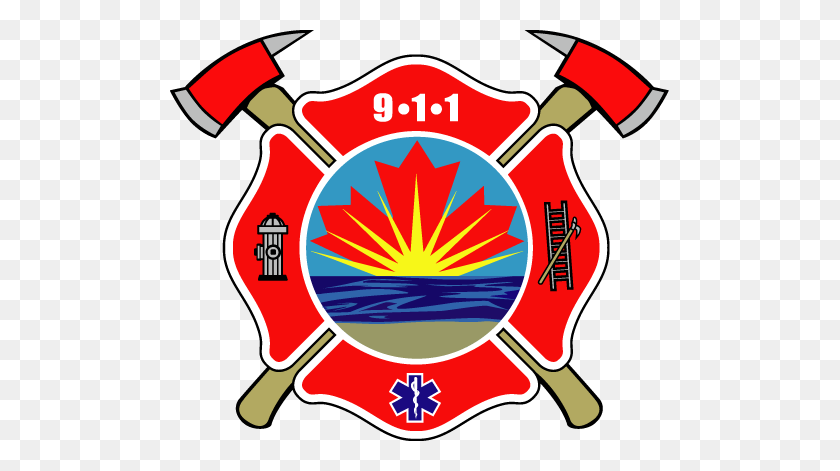 499x411 Управление Пожарами И Чрезвычайными Ситуациями - Клипарт С Логотипом Пожарной Охраны