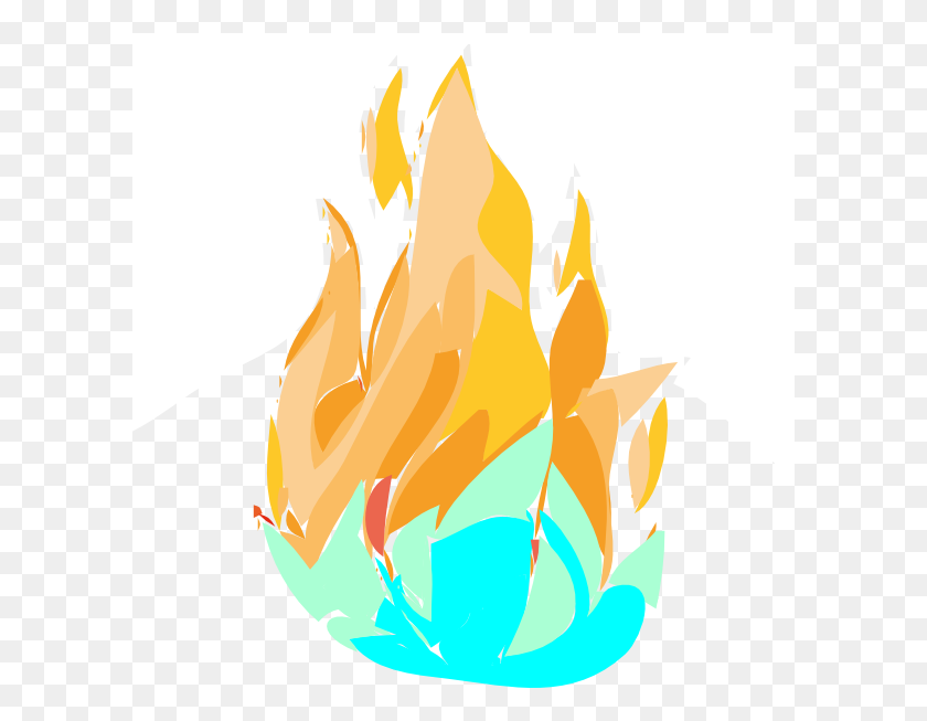 600x593 Fire And Ice Clip Art - Fire And Ice Clipart