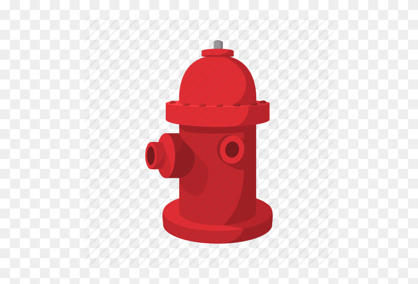 512x512 Fire Axe, Fire Hose, Fire Extinguisher, Cute Cartoon - Firehose Clipart