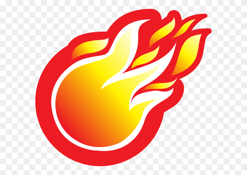 600x536 Icono De Bola De Fuego Clipart - Logotipo De Fuego Png