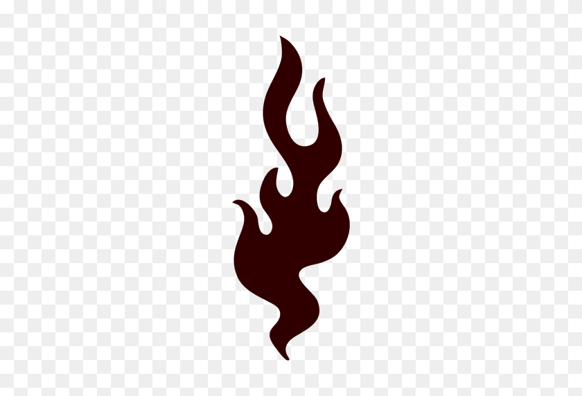 512x512 Fuego Blaze Aislado Silueta - Blaze Png