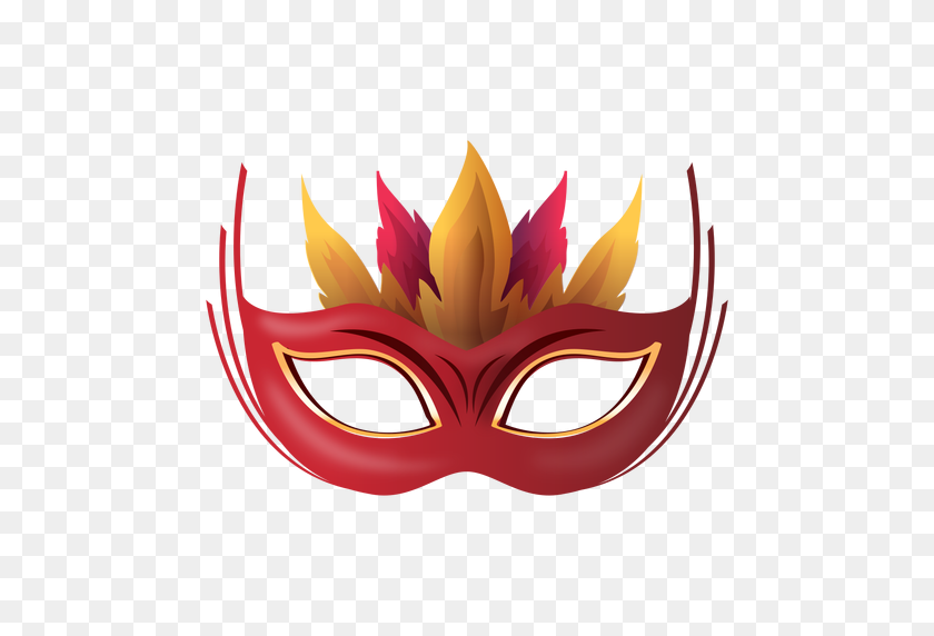 512x512 Máscara De Carnaval De Fuego - Imágenes Png De Fuego