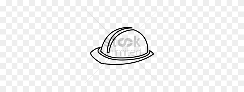 260x260 Шляпа Начальника Пожарной Охраны - Жесткий Клипарт