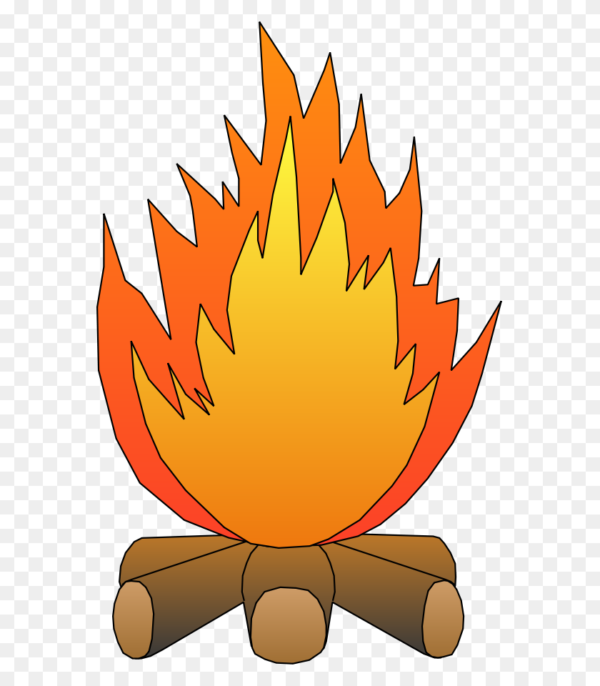 569x900 Fire Clip Art Free Download - Smores Clipart