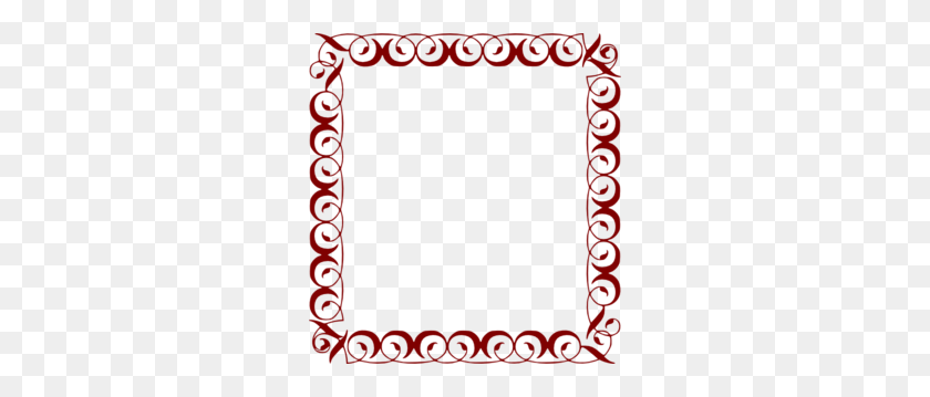 282x299 Fire Clipart Border - Flame Border PNG