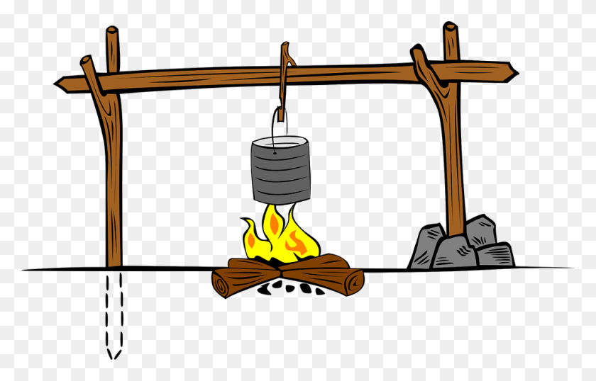 960x589 Fire Clipart Cooking Fire - Campfire Clipart Free