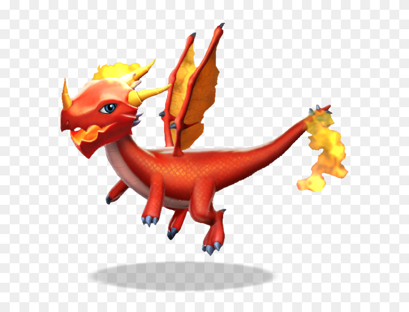 612x580 Fire Dragon - Red Flames PNG