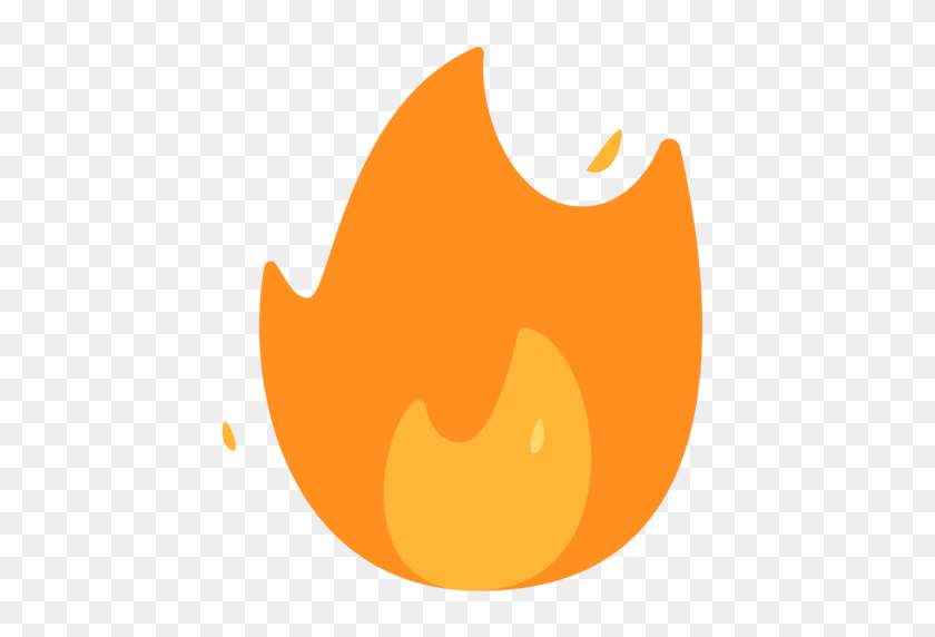 512x512 Fuego Emoji - Fuego Borde Png