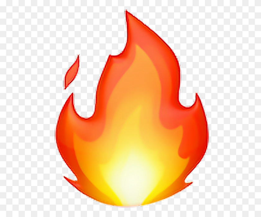 Fire Emoji Fire Flame Emoji Emoticon Iphone Iphonee - Flame Emoji PNG