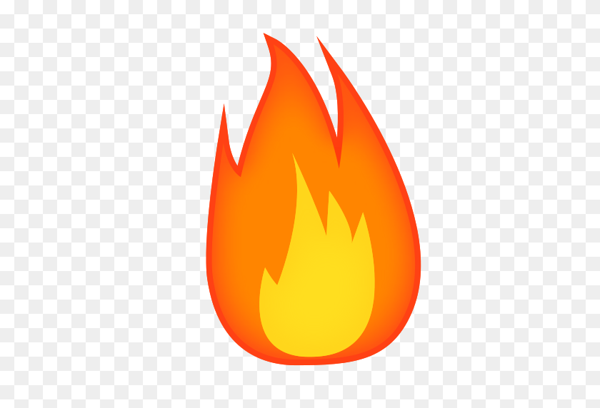 512x512 Fire Emoji For Facebook, Email Sms Id - Fire Emoji PNG