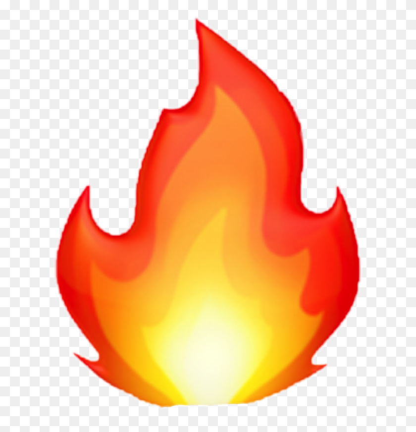 627x812 Emoji De Fuego Freetoedit - Fondo De Fuego Png