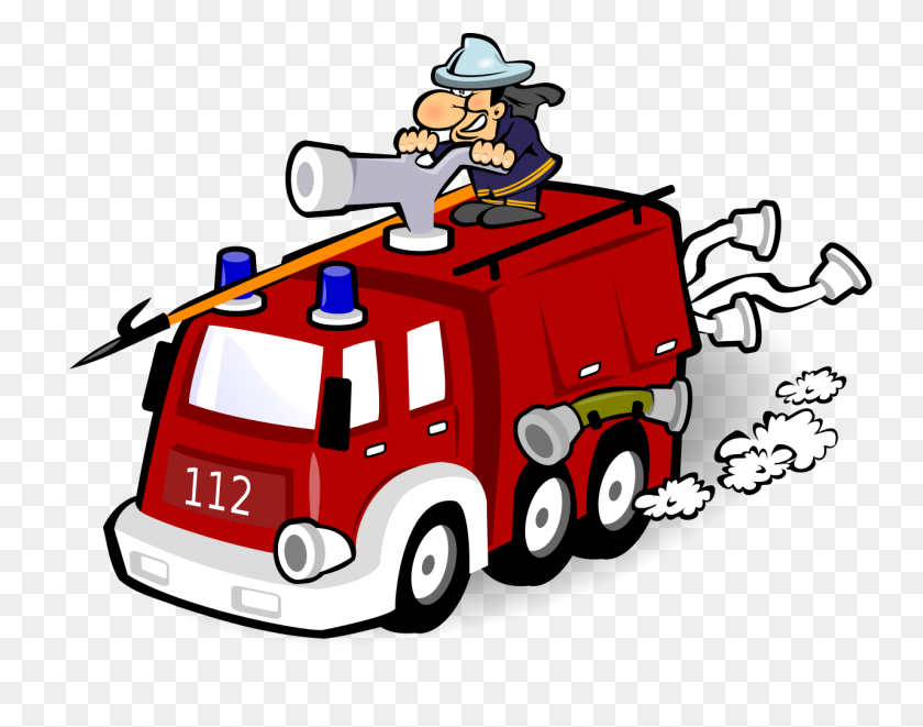 1280x987 Fire Engine - Fire Engine Clipart