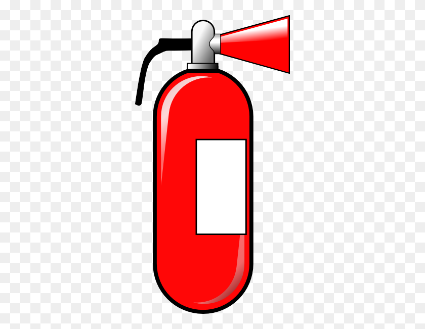 306x591 Fire Extinguisher Clip Art Free Vector - Free Newspaper Clipart