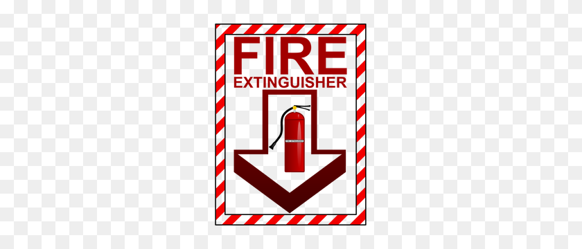 231x300 Fire Extinguisher Clipart Free - Red Truck Clipart