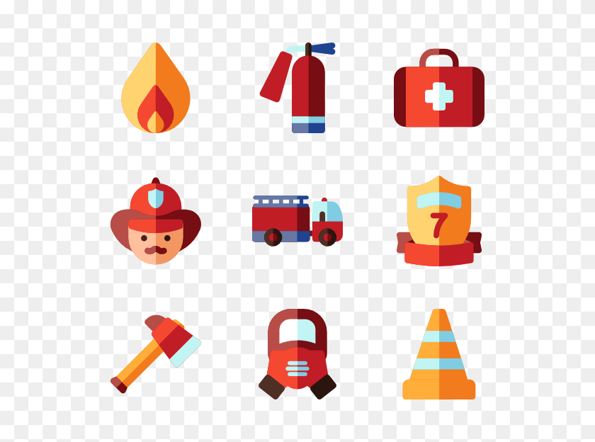 600x564 Fire Extinguisher Icons - Flame Vector PNG