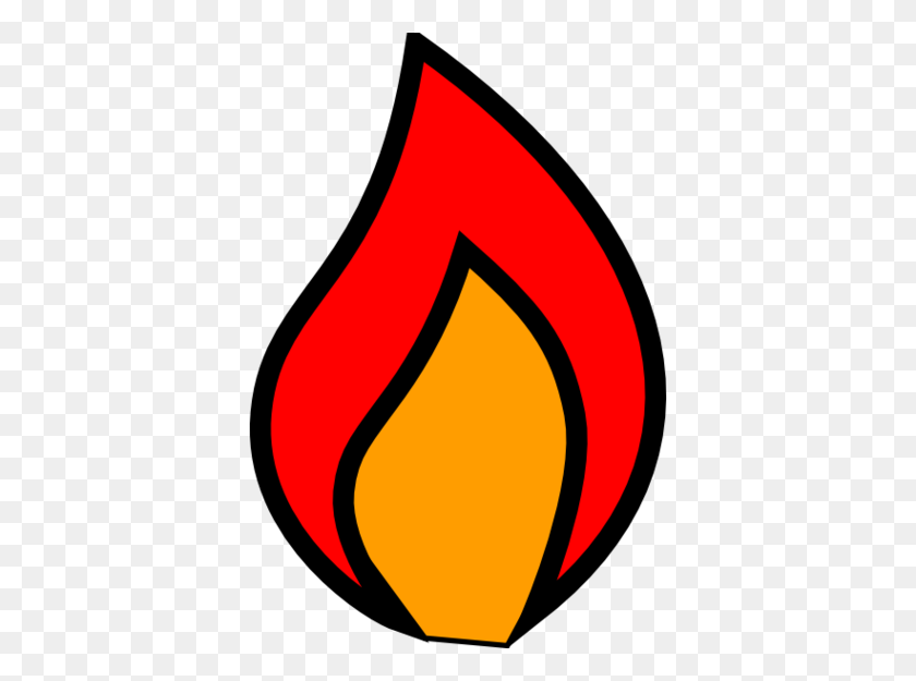 382x565 Fire Flame Clip Art Flaming Fire Png Clipart Picture Png Download - Fire Flames Clipart
