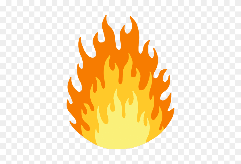 512x512 Fire Flame Clipart - Fire Background PNG