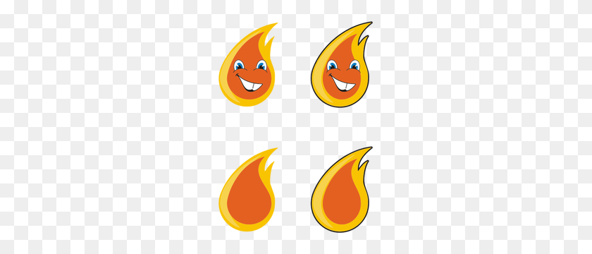219x300 Fire Flame Clipart Free - Cartoon Flame PNG