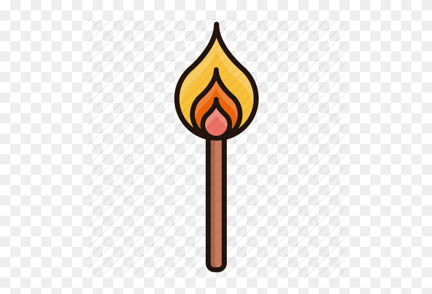 512x512 Fire, Flame, Lighter, Stick Icon - Lighter Clipart