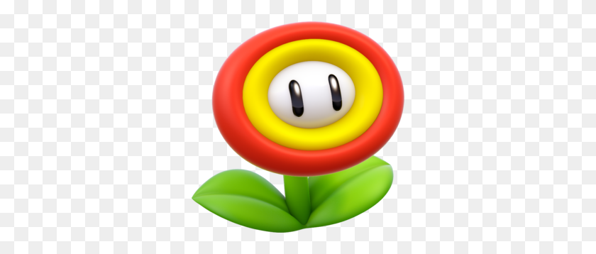 300x298 Fire Flower - Super Mario World PNG