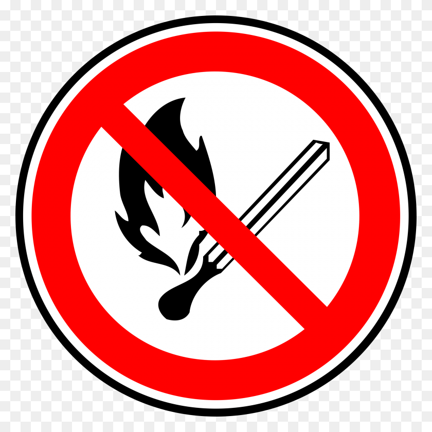 2400x2400 Fire Forbidden Sign Icons Png - Prohibited Sign PNG