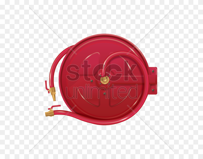 600x600 Fire Hose Pipe Vector Image - Firehose Clipart