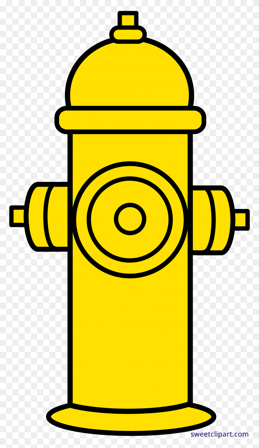 3449x6153 Fire Hydrant Yellow Clipart - Yellow Clipart
