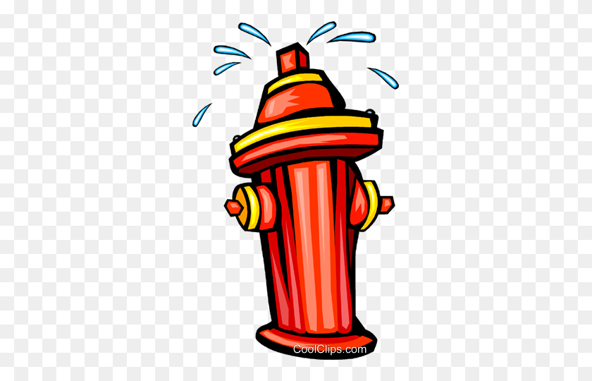293x480 Fire Hydrants Royalty Free Vector Clip Art Illustration - Fire Hydrant Clipart