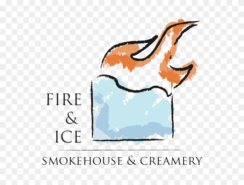 600x577 Fire Ice Smokehouse And Creamery - Clipart De Niños Comiendo Helado