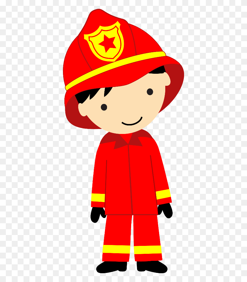 412x900 Пожарный Инспектор Клипарт Картинки - Пожарная Безопасность Клипарт