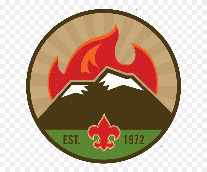 644x639 Fire Mountain Scout Camp - Boy Scout Emblem Clip Art