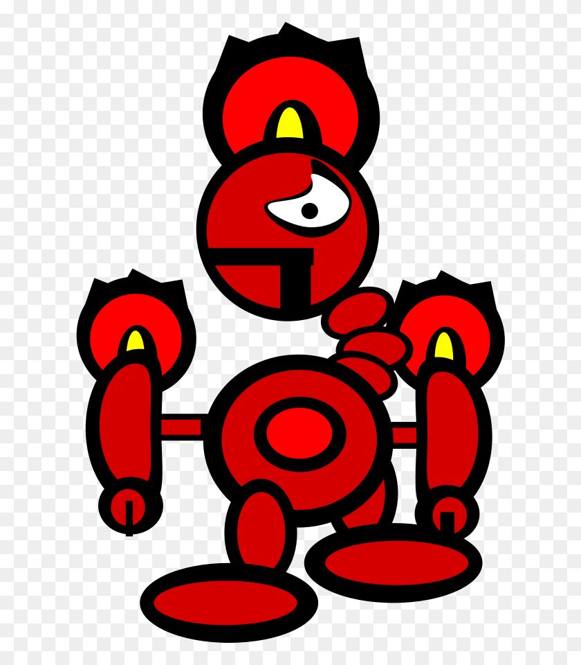 622x900 Огненный Робот Png Картинки Для Интернета - Робот Клипарт Png