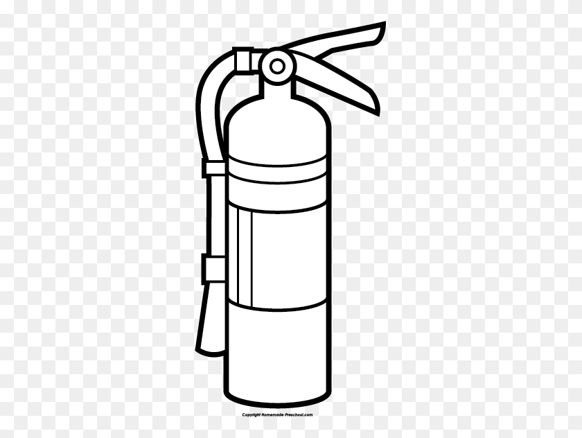 277x572 Fire Safety Clipart - Fire Hydrant Clipart Black And White