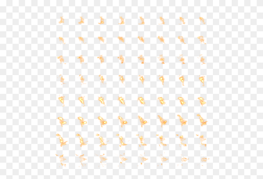 512x512 Fire Sprites - Fire Particles PNG