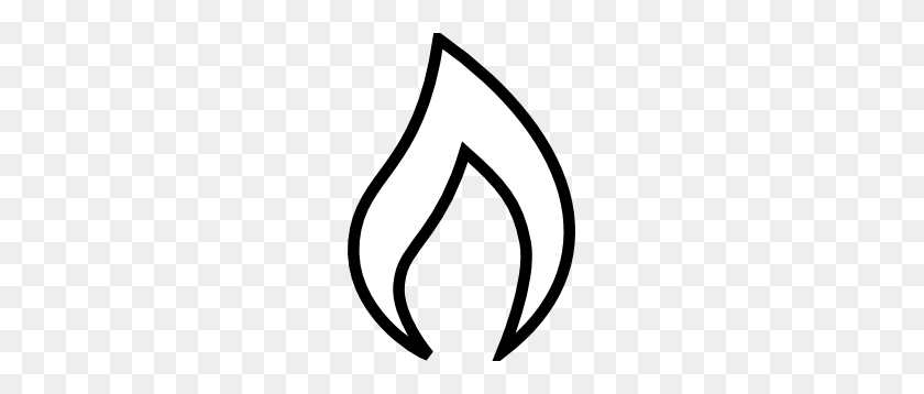 207x298 Fire Symbol Black And White - Line Of Ants Clipart