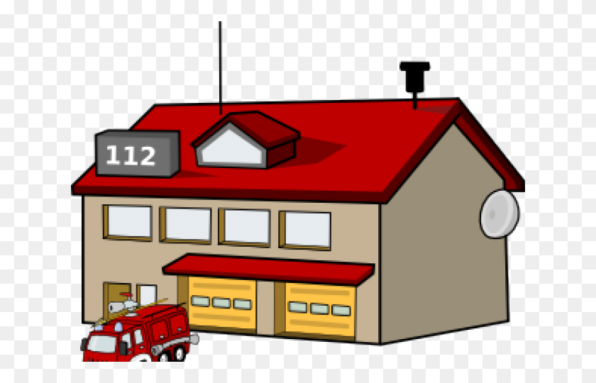 640x480 Fire Truck Clipart - Fire Truck Clipart Black And White