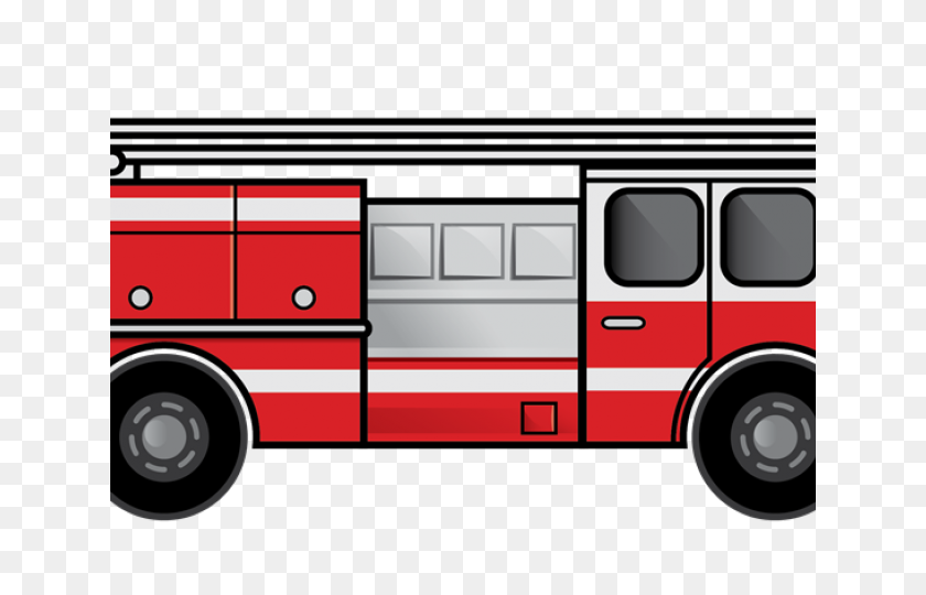 640x480 Пожарная Машина Клипарт Пожарный Инструмент - Пожарный Грузовик Клипарт