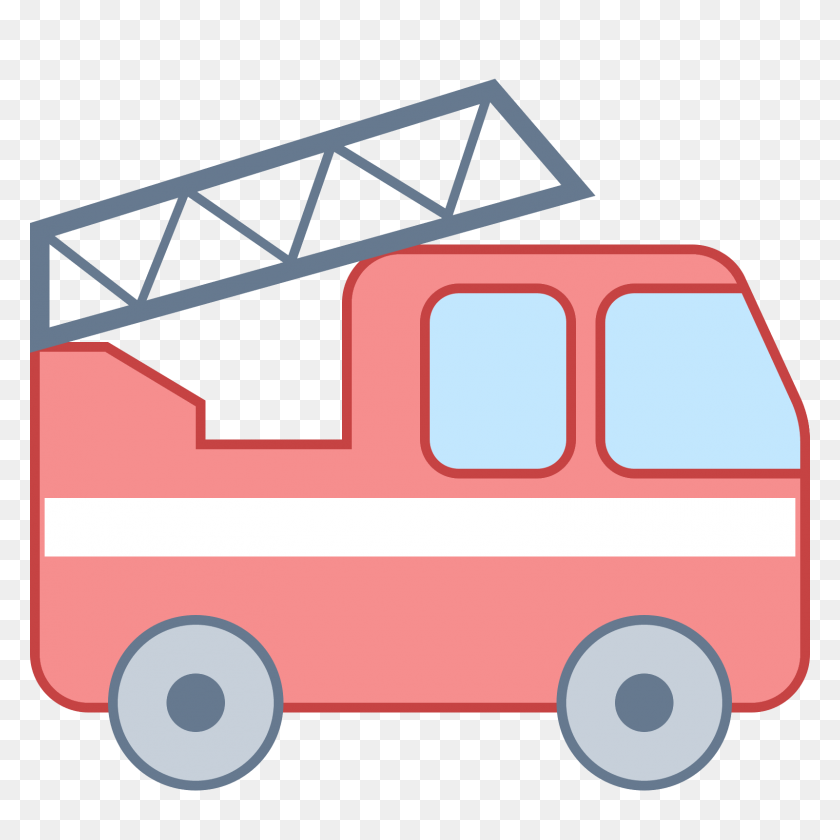 1600x1600 Fire Truck Icon - Fire Truck PNG