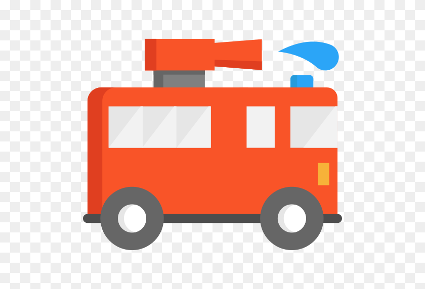 512x512 Fire Truck Png Icon - Fire Truck PNG