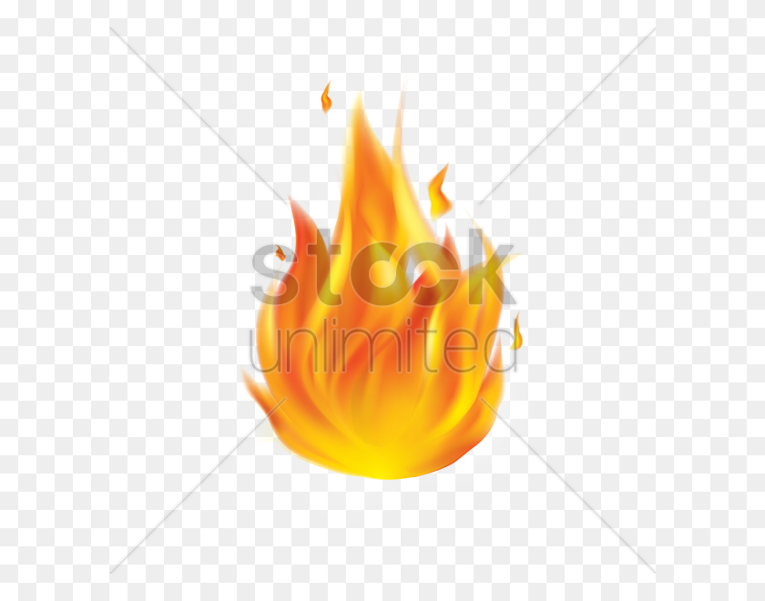 600x600 Fire Vector Image - Flame Vector PNG