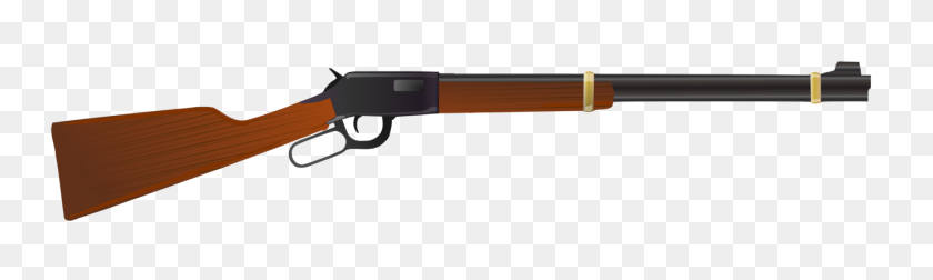 1381x340 Firearm Shotgun Rifle Ak - Ak 47 Clip Art