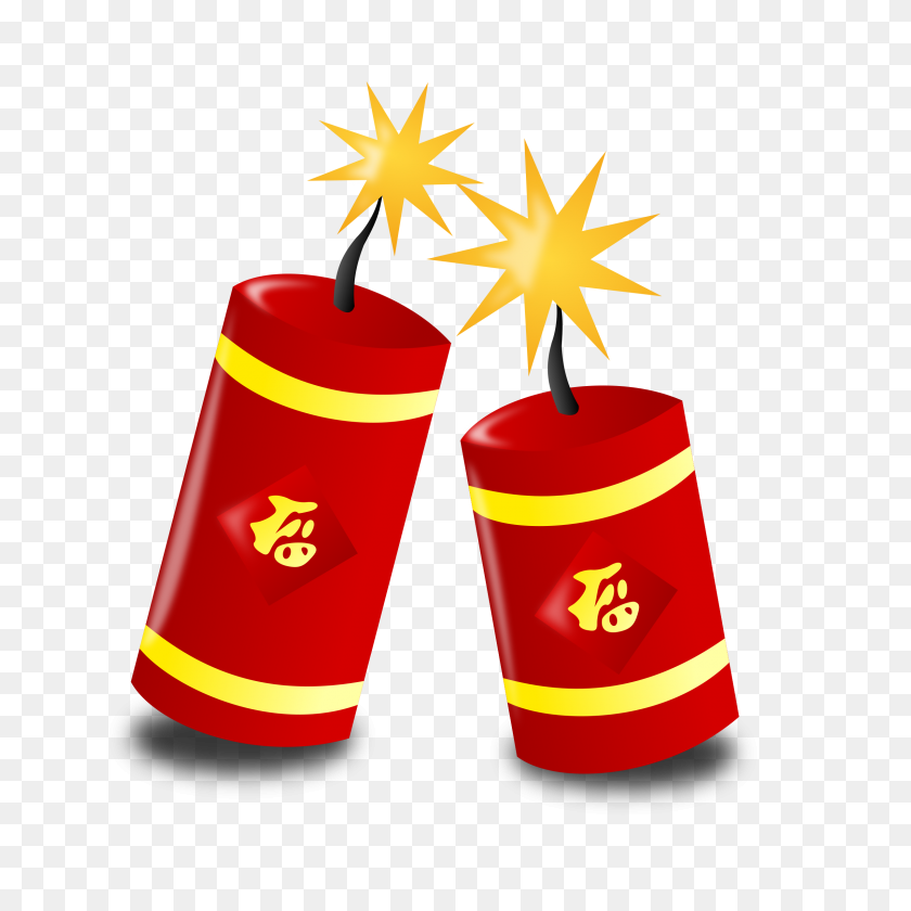 2400x2400 Firecracker Vector Firework For Free Download On Ya Webdesign - Clipart Chino