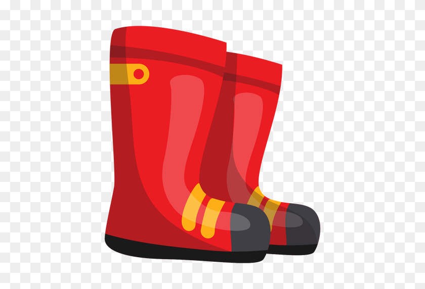 512x512 Firefighter Boots Illustration - Firefighter Boots Clipart