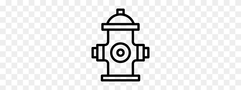 256x256 Firefighter, Buildings, Protection, Fire Hydrant, Water Icon - Fire Hydrant Clipart Black And White