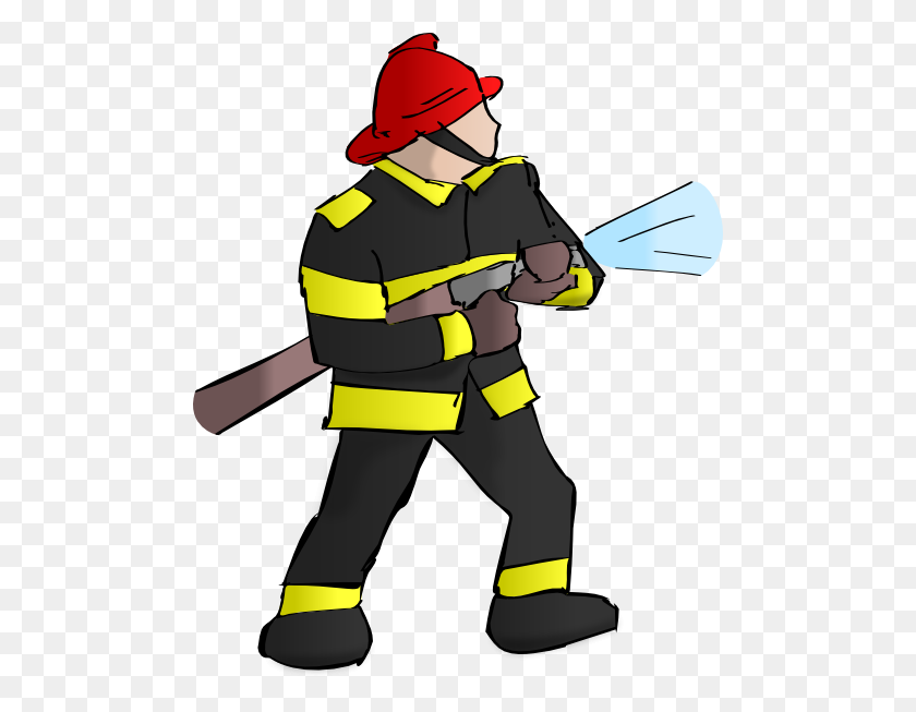 486x593 Firefighter Clipart - Fire Department Logo Clipart